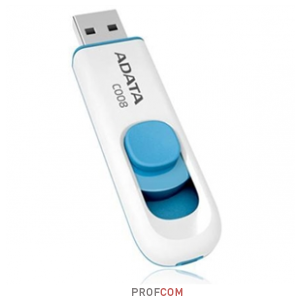  A-Data Classic C008 32Gb USB2.0 White-blue