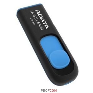  A-Data DashDrive UV128 64Gb USB3.0 black-blue