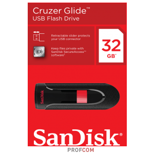 SanDisk Cruzer Glide 32Gb USB flash drive (SDCZ60-032G)