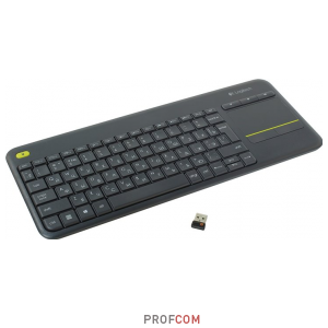  Logitech Wireless Touch Keyboard K400 Plus Dark