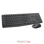  Logitech MK235 Wireless Keyboard and Mouse Black USB