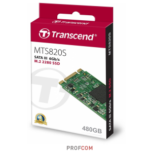  SSD M.2 SATA 480Gb Transcend MTS820S