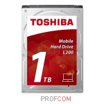   2.5" SATA-3 1Tb Toshiba L200 HDWL110UZSVA