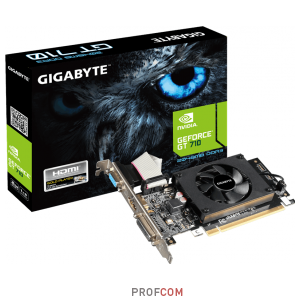  PCI-E Gigabyte GeForce GT 710 GV-N710D3-2GL 2Gb