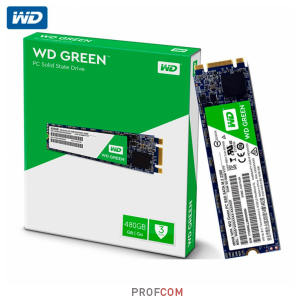  SSD M.2 SATA 480Gb WD Green (WDS480G2G0B)