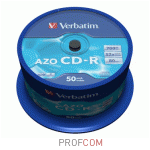  CD-R Verbatim DataLife+ 700Mb 52x, cake box, azo, 50. (43343)