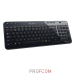 Клавиатура Logitech K360 Wireless Keyboard glossy-black (920-003095)
