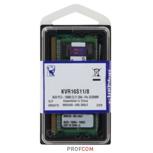   SO-DIMM DDR-3 8Gb 1600MHz Kingston CL11