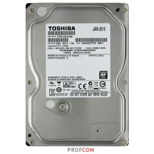   3.5" SATA-3 1Tb Toshiba DT01ACA100
