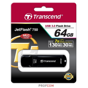  Transcend JetFlash 750 64Gb USB3.0