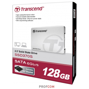  SSD 2.5" SATA-3 128Gb Transcend SSD370S