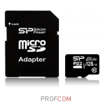   microSDXC UHS-I Class 10 128Gb Silicon Power (SD adapter) (SP128GBSTXBU1V10-SP)