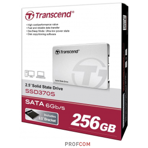  SSD 2.5" SATA-3 256Gb Transcend SSD370S