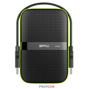    2Tb Silicon Power Armor A60 USB3.0 black-green