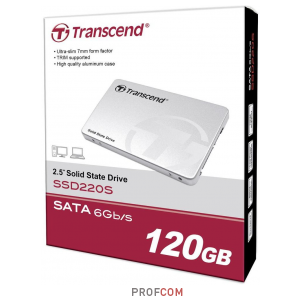  SSD 2.5" SATA-3 120Gb Transcend SSD220S