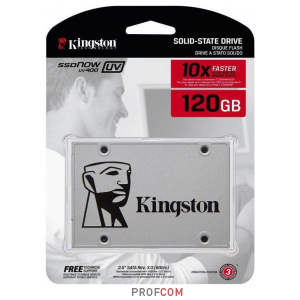  SSD 2.5" SATA-3 120Gb Kingston SSDNow UV400