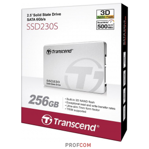  SSD 2.5" SATA-3 256Gb Transcend SSD230S