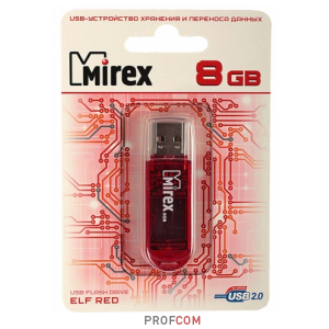  Mirex Elf 8Gb USB2.0 Red