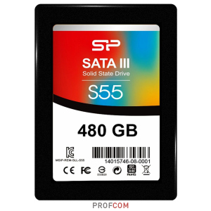  SSD 2.5" SATA-3 480Gb Silicon Power Slim S55