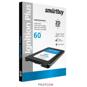 Диск SSD 2.5" SATA-3 60Gb SmartBuy Ignition Plus