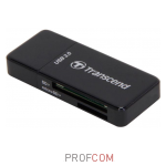 - Transcend USB3.0 Multi-Card Reader RDF5 black