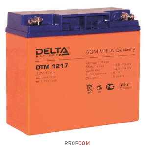    Delta DTM 1217 12V/17Ah