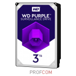   3.5" SATA-3 3Tb WD30PURZ Purple