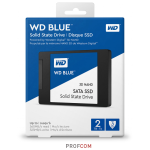  SSD 2.5" SATA-3 2Tb WD Blue (WDS200T2B0A)