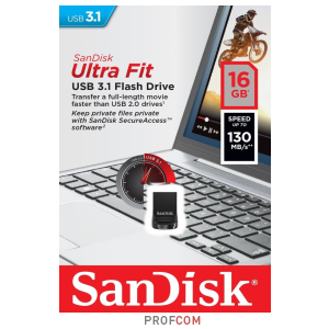  SanDisk Ultra Fit 16Gb USB3.1 (SDCZ430-016G)