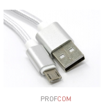  USB 2.0 A-microUSB2.0 2.0m Jet.A JA-DC22 White