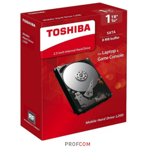 Жесткий диск 2.5" SATA-3 1Tb Toshiba L200 HDWL110EZSTA