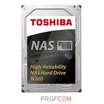   3.5" SATA-3 10Tb Toshiba N300 HDWG11AUZSVA