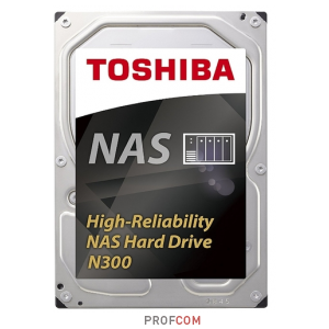   3.5" SATA-3 10Tb Toshiba N300 HDWG11AUZSVA