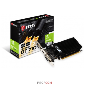 Видеокарта PCI-E MSI GeForce GT 710 2GD3H LP