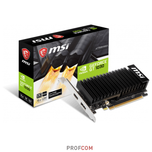 Видеокарта PCI-E MSI GeForce GT 1030 2GHD4 LP OC