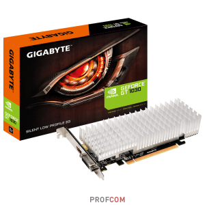  PCI-E Gigabyte GeForce GT 1030 Silent Low Profile 2G
