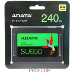  SSD 2.5" SATA-3 240Gb A-Data Ultimate SU650
