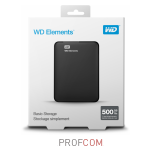    500Gb WD Elements Portable USB3.0 Black