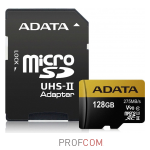   microSDXC UHS-II U3 Class 10 128Gb A-Data Premier ONE (SD adapter)